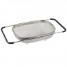 Kesper 90940 rugalmas mosogatószűrő, 36,5–55 cm, rozsdamentes acél, ezüst színű
