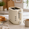 Oliver Voltz Nice OV51440PR Toaster, 700 W, 2-slice, 7 settings, Cream