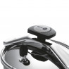 Χύτρα ταχύτητας Fagor Clasica 10L, 55 kPa, 24 εκ., Διακόπτης ασφαλείας, 3 συστήματα προστασίας, Ανοξείδωτο ατσάλι 18/10, Για επαγωγικές εστίες, Ασημί