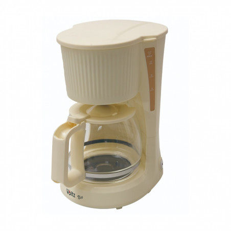 Oliver Voltz Nice OV51170PR Coffee Maker, 750 W, 1.5 L – 12 cups, Keep-Warm Function, Cream