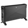 Convector pentru podea Rosberg R51974F, 2000 W, 3 trepte, Oprire automata, Protectie impotriva supraincalzirii, Termostat, Negru