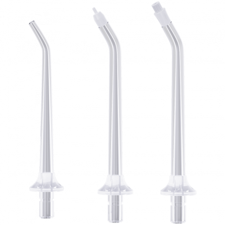 Set de 3 duze de schimb pentru irigator oral AENO ADIN1, 3 duze, Transparent