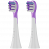 Set of 2 Replacement Toothbrush Heads for AENO ADBTH09V, 2 Heads, Soft Bristles, Purple