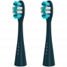 Set of 2 Replacement Toothbrush Heads for the AENO ADB0010N, Medium Firmness, Dark Blue