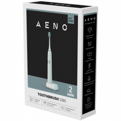 AENO DB5 Electric Sonic Toothbrush, 46,000 rpm, Timer, 5 Modes, 40 Days on a Single Charge, White