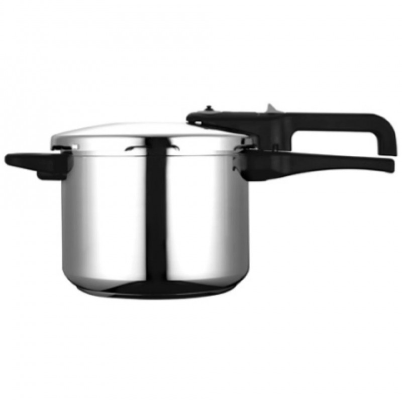 Fagor Level Pressure Cooker, 6 L, 90 kPa, 22 cm, 5 safety features, 3-layer bottom, Induction-compatible, Silver