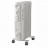 Calorifer cu ulei Lamarque LOH-92, 2000 W, 9 elementi, 3 trepte, Indicatoare luminoase, Rotite, Alb