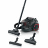 Aspirator fără sac Bosch BGS21POW2 ProPower Series 4, 750 W, 2 l, Power AirCycle, filtru HEPA, 78 dB, negru/roșu