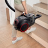 Bosch BGS21POW2 ProPower Series 4 Bagless Vacuum Cleaner, 750 W, 2 L, Power AirCycle, HEPA Filter, 78 dB, Black/Red