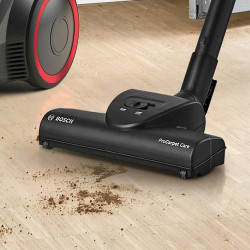 Bosch BGS21POW2 ProPower Series 4 Bagless Vacuum Cleaner, 750 W, 2 L, Power AirCycle, HEPA Filter, 78 dB, Black/Red