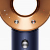 Uscator pentru par Dyson Supersonic HD07 Pbu/Rco 113312-01, 1600 W, 3 viteze, 4 temperaturi, Cool shot, 110.000 rpm, Ionizare, Accesorii, Alalbastru/Cupru