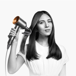 Dyson Supersonic HD07 Pbu/Rco 113312-01 Hair Dryer, 1600W, 3 speeds, 4 heat settings, Cool shot, 110,000 rpm, Ionization, Accessories, Blue/Copper
