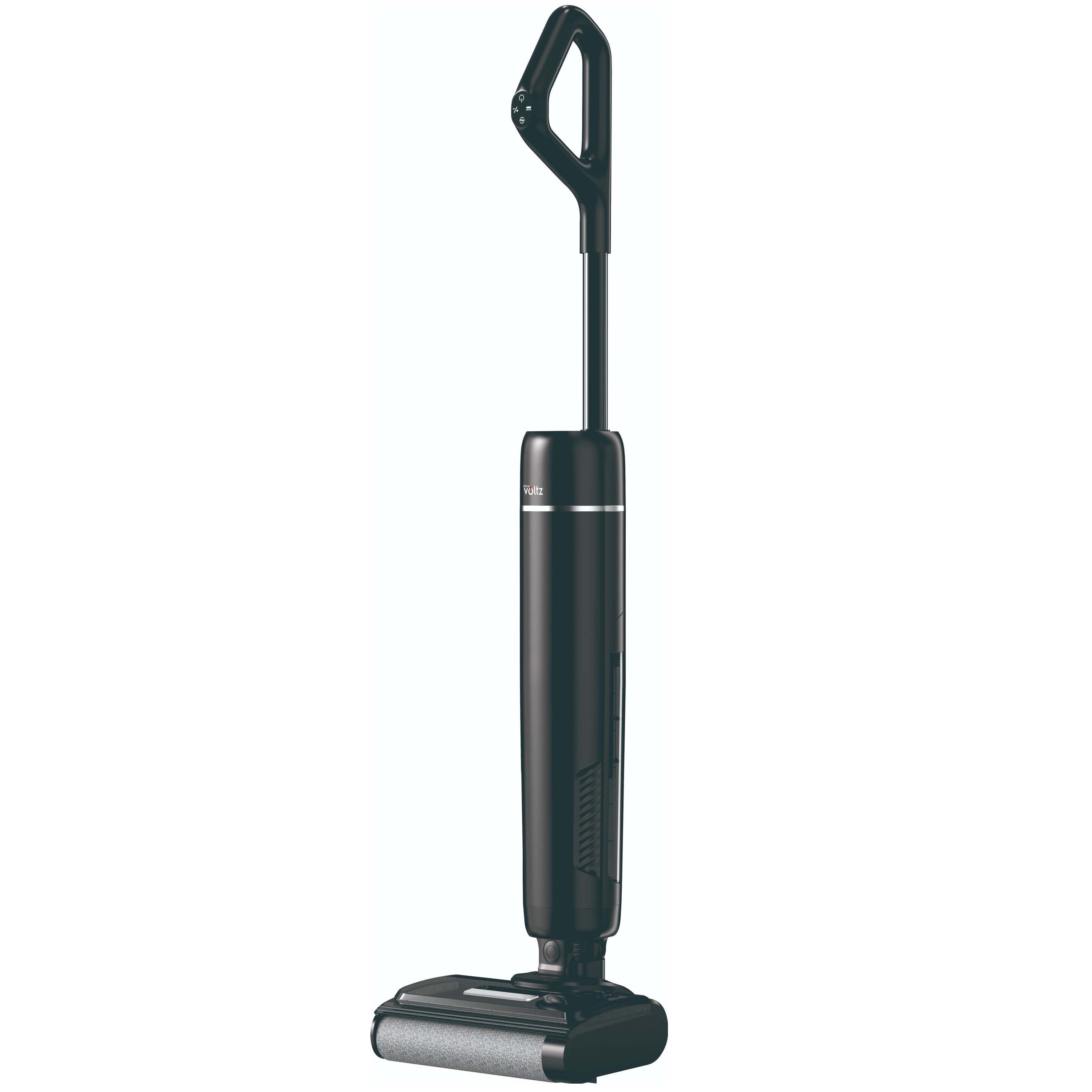 Aspirator vertical Oliver Voltz OV51007A, 170 W, 10 kPa, 400 ml, 45 min, Curatare umeda/uscata, Autocuratare, Afisaj LED, Statie de incarcare, Negru