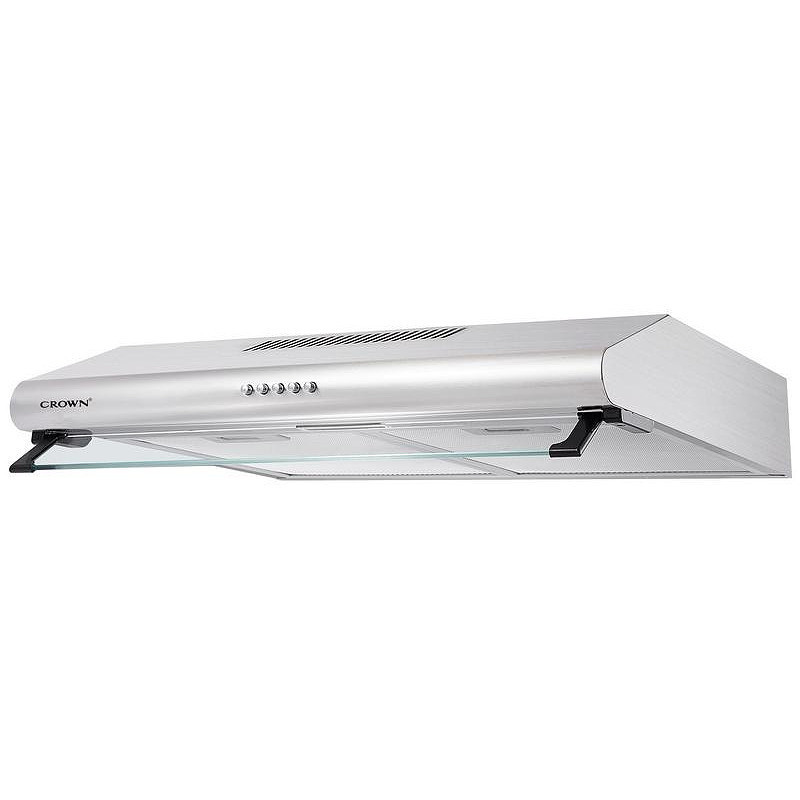 Crown HCX 621 IX páraelszívó, D osztály, 130 W, 500 m³/h, 3 sebességfokozat, 72 dB, LED-világítás, mosható alumínium szűrő, rozsdamentes acél