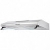 Crown HCX 621 IX Range Hood, Class D, 130 W, 500 m³/h, 3 speeds, 72 dB, LED lighting, Washable aluminum filter, Stainless steel