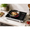Rosberg R51445P Single Infrared Hot Plate, 2200W, 28x36 cm, 11 temperature settings, LED display, Black