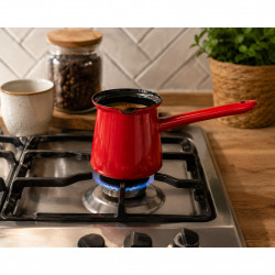 Καφετιέρα Rosberg R51305D8, 800 ml, σμάλτο, κόκκινη