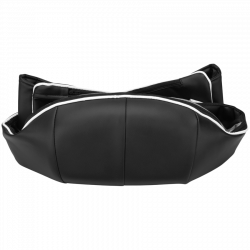 Aparat de masaj Shiatsu RENPHO U-Neck 1, 24 W, 8 capete, 2 directii, 3 niveluri de intensitate, Incalzire pana la 47 °C, Piele PU + material respirabil, Negru