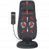 Perna de masaj Shiatsu RENPHO Neck & Back Massage Cushion - S-, 48W, 4 zone, 3 niveluri, Incalzire pana la 45°C, Reglabila, Telecomanda, Negru