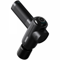 RENPHO Active ThermaCool masszázspisztoly, 15 W, 150 perc, 5 sebességfokozat, 1800–3200 fordulat/perc, 4 hűtési/fűtési fokozat, időzítő, kompakt, fekete