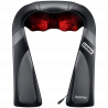 RENPHO U-Neck Go Portable Shiatsu Massager, 24W, 8 heads, 2 directions, 3 intensity levels, Heats up to 45°C, PU leather + breathable fabric, Black