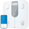 RENPHO Elis 1C Smart Scale, Up to 200 kg, 13 Measurements, LED Display, Mobile App, Tempered Glass, White