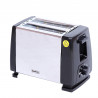 Rosberg R51440AS Toaster, 750W, 2-slice, Stainless Steel/Black