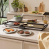 Swiss Haus Basel Premium SH-TP70 Teppanyaki Grill, 1800W, 70 x 23 cm, Ceramic Coating, Thermostat, Drip Pan, BPA- and PFAS-Free, Black