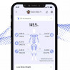 Кантар - анализатор RENPHO MorphoScan, До 180 кг, 50 показателя, 8 биоимпедансни сензора, Сегментен анализ, Синхронизация с мобилни приложения, USB-C, Черен/сребрист