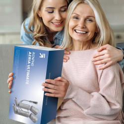 Aparat de masaj cu compresie pentru picioare RENPHO Foot & Calf Air Massager, 24 W, Incalzire, 3 niveluri, Moduri de masaj, memorie, Indicator de incalzire, Protectii, Gri