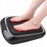 Aparat de masaj Shiatsu pentru picioare RENPHO Shiatsu Home Foot Sole Massager, 30 W, 6 capete, 18 puncte, 2 viteze, Incalzire, Inclinare si inaltime reglabile, Husa lavabila, Negru
