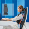 Perna de masaj Shiatsu RENPHO Neck & Back Massage Cushion - S-, 48W, 4 zone, 3 niveluri, Incalzire pana la 45°C, Reglabila, Telecomanda, Negru