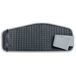 Beurer HK 60 Heating Pad, 3 Heat Settings, 69 x 28 cm, Auto Shut-Off, Gray