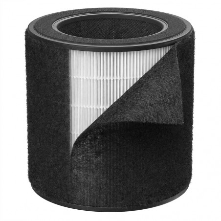Replacement Filter for the DREO 5360AS Air Purifier, 3-Stage, Compatible with 530AS and 539AS, True HEPA, Black