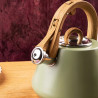 Klausberg KB 9062 Whistling Kettle, 2.5 L, Stainless Steel, Cool-Touch Handle, Induction, Green
