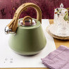 Klausberg KB 9062 Whistling Kettle, 2.5 L, Stainless Steel, Cool-Touch Handle, Induction, Green
