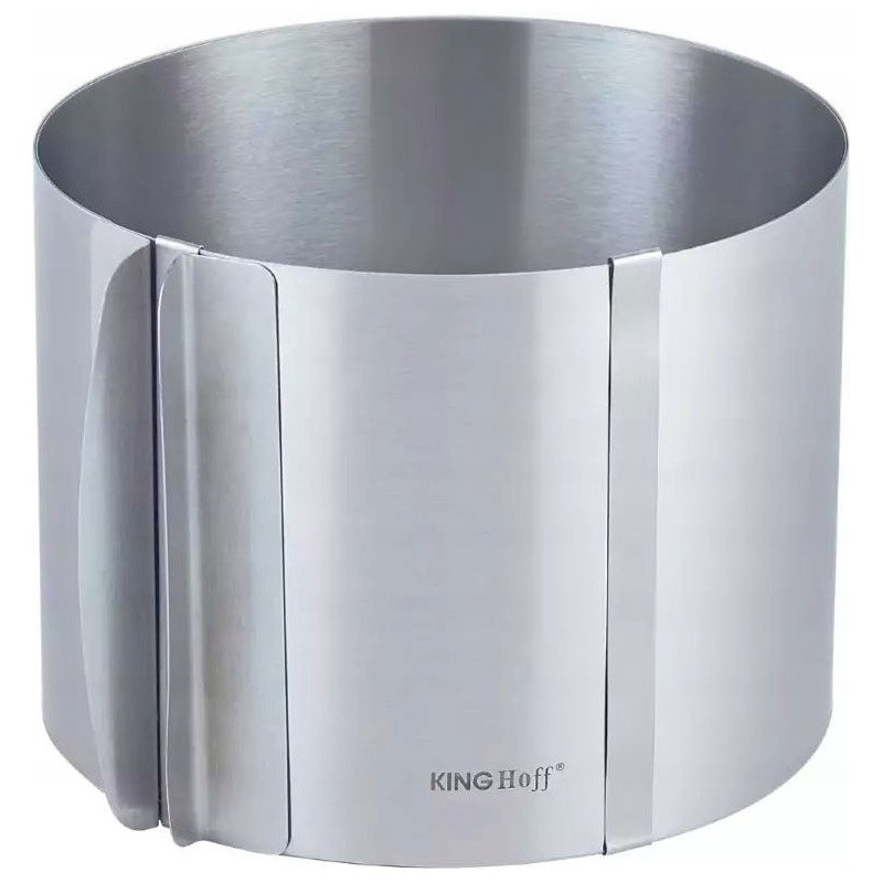 Forma reglabila pentru torturi Kinghoff KH 1792, 16-30 cm, Otel inoxidabil, Argintiu