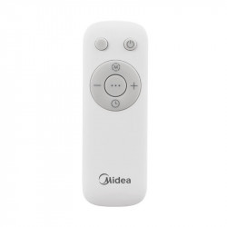 Θερμαντικό σώμα με λάδι Midea MHO2009RCPW, 2000 W, 20 м2, 9 πτερύγια, 3 επίπεδα θέρμανσης, οθόνη LED, χρονοδιακόπτης, λευκό