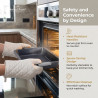 Swiss Haus SH-3BSB 3-Piece Baking Set, Carbon Steel, LFGB, Sapphire Ceramic Coating, Oven Safe up to 230°C, Black