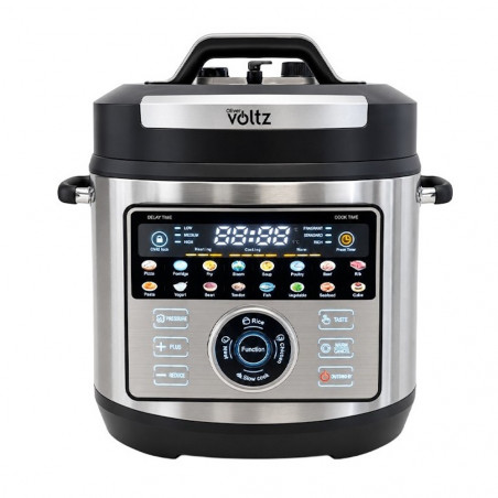 Mulțicooker Oliver Voltz OV51985L6, 1000 W, 6 L, 90 kPa, 3 trepte, Afisaj LED, Inox