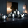 Комплект тенджери WMF Quality One 3201112133, 9 части, Cromargan неръждаема стомана, Фурна до 250°C, TransTherm основа, Индукция, Сребрист