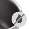 Комплект тенджери WMF Quality One 3201112133, 9 части, Cromargan неръждаема стомана, Фурна до 250°C, TransTherm основа, Индукция, Сребрист