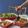Set of 3 Staub Ceramic Baking Pans 40508-171-0, -20°C to 300°C, Enameled Finish, Red