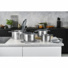 Set de oale Zwilling Simplify 66870-005-0, 9 piese, Fund Sigma Classic+, Otel inoxidabil 18/10, Toate plitele inclusiv inductie, Argintiu