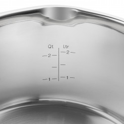 Σετ κατσαρόλες Zwilling Simplify 66870-005-0, 9 τεμάχια, βάση Sigma Classic+, ανοξείδωτο ατσάλι 18/10, κατάλληλο για επαγωγικές εστίες, ασημί