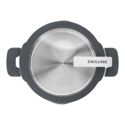 Комплект тенджери Zwilling Simplify 66870-005-0, 9 части, Sigma Classic+ дъно, Неръждаема стомана 18/10, Индукция, Сребрист