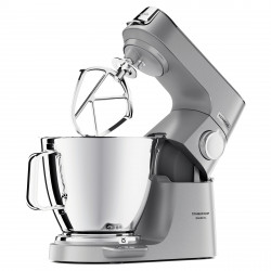 Kenwood Chef Baker XL KVL85.004SI konyhai robotgép, 1200 W, 2 db 5/7 l-es keverőtál, elektronikus vezérlés, pulzáló üzemmód, EasyWeigh™, ezüst színű