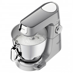 Mixer planetar Kenwood Chef Baker XL KVL85.004SI, 1200 W, 2 boluri de 5/7 l, Comanda electronica, Functie pulse, EasyWeigh™, Argintiu