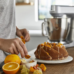 Kenwood Chef Baker XL KVL85.004SI Stand Mixer, 1200 W, 2 bowls (5/7 L), Electronic Controls, Pulse, EasyWeigh™, Silver