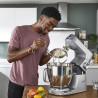 Kenwood Chef Baker XL KVL85.004SI Stand Mixer, 1200 W, 2 bowls (5/7 L), Electronic Controls, Pulse, EasyWeigh™, Silver